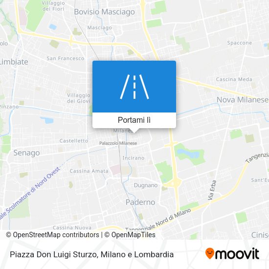 Mappa Piazza Don Luigi Sturzo