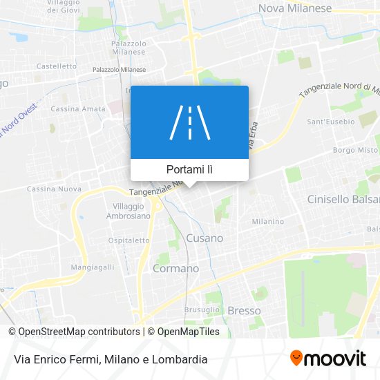 Mappa Via Enrico Fermi