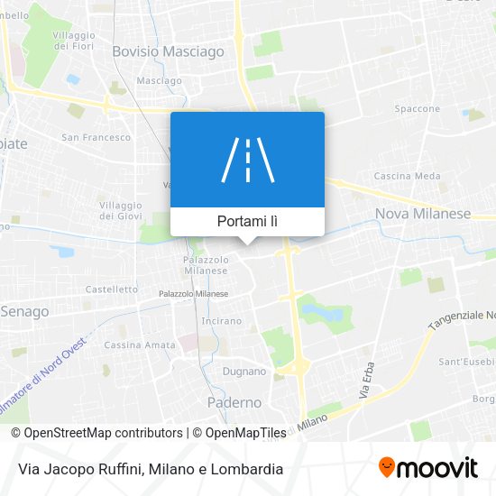 Mappa Via Jacopo Ruffini