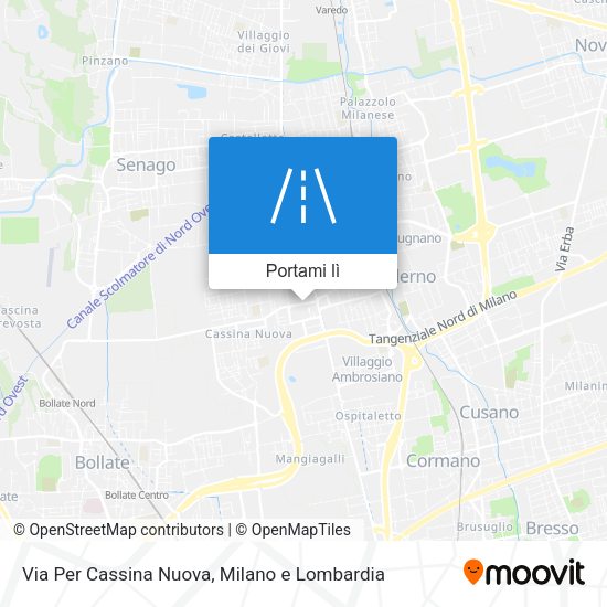 Mappa Via Per Cassina Nuova
