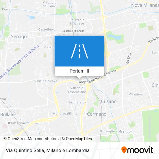 Mappa Via Quintino Sella