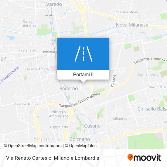 Mappa Via Renato Cartesio