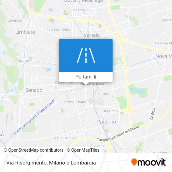 Mappa Via Risorgimento