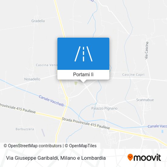 Mappa Via Giuseppe Garibaldi