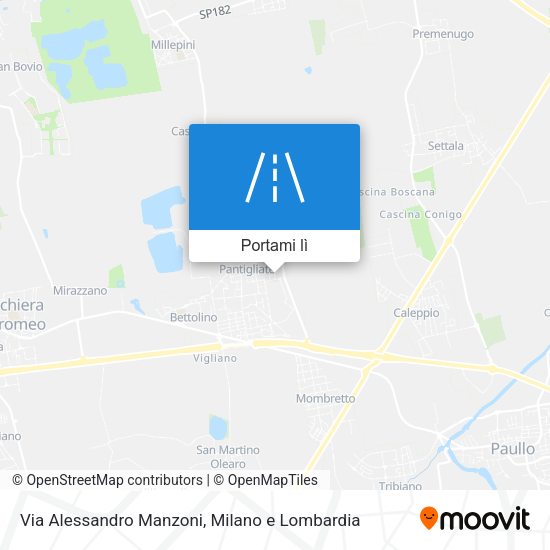 Mappa Via Alessandro Manzoni