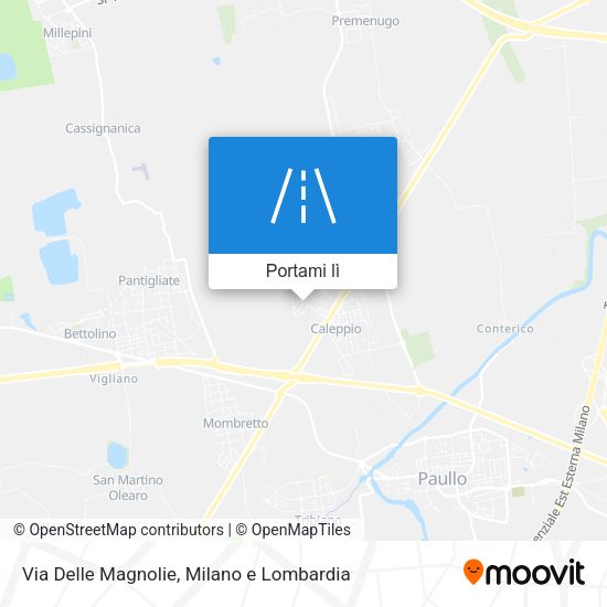 Mappa Via Delle Magnolie