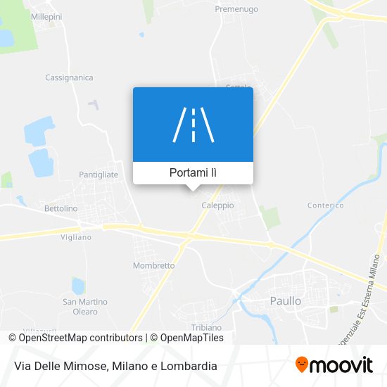 Mappa Via Delle Mimose