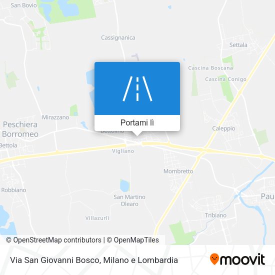 Mappa Via San Giovanni Bosco