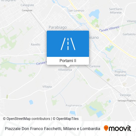 Mappa Piazzale Don Franco Facchetti