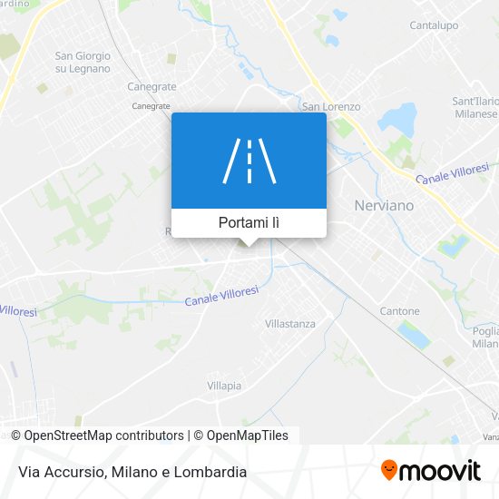 Mappa Via Accursio