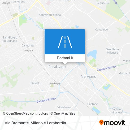 Mappa Via Bramante