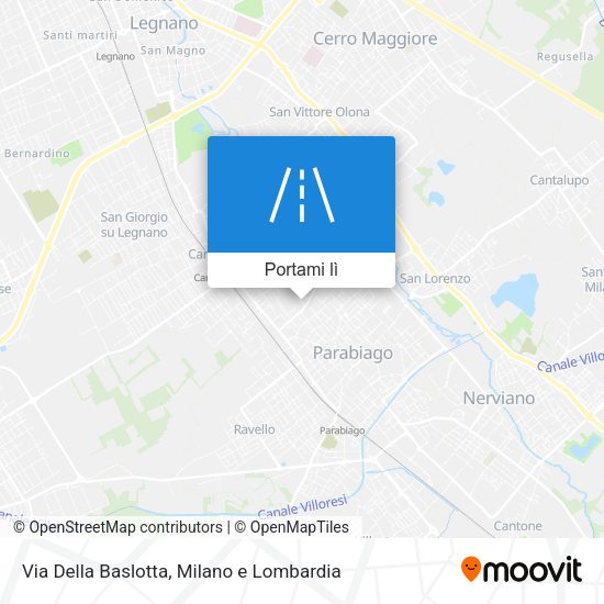Mappa Via Della Baslotta