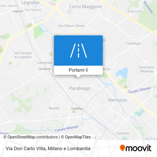 Mappa Via Don Carlo Villa