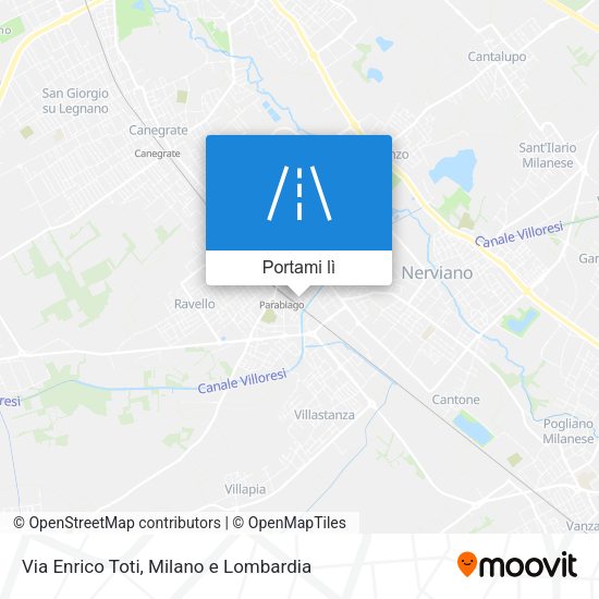 Mappa Via Enrico Toti