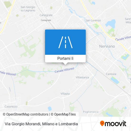 Mappa Via Giorgio Morandi