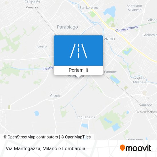 Mappa Via Mantegazza