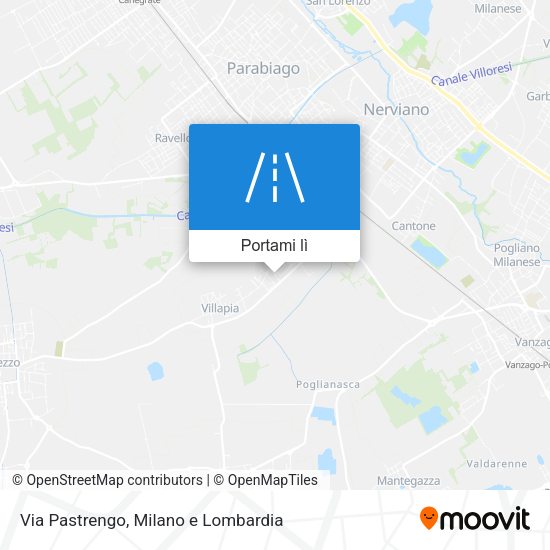 Mappa Via Pastrengo
