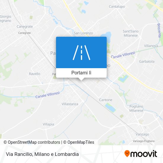 Mappa Via Rancilio