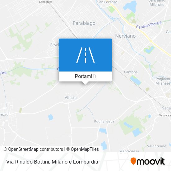 Mappa Via Rinaldo Bottini