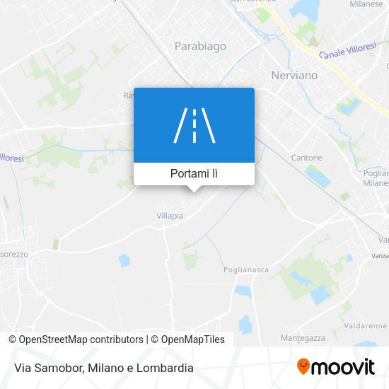 Mappa Via Samobor