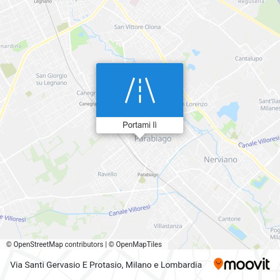 Mappa Via Santi Gervasio E Protasio