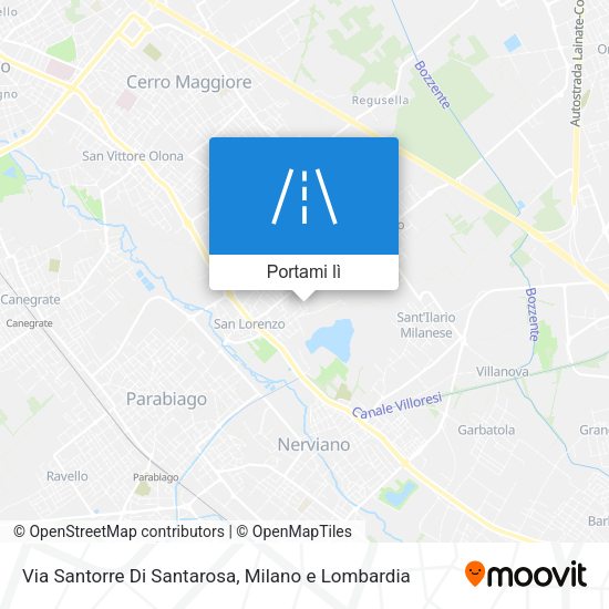 Mappa Via Santorre Di Santarosa