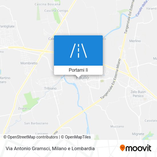 Mappa Via Antonio Gramsci