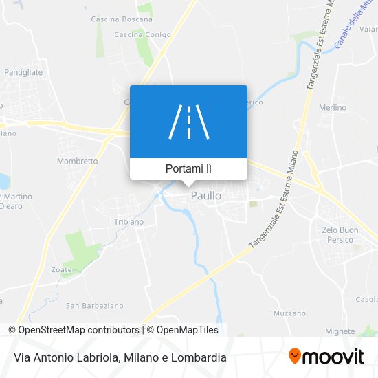 Mappa Via Antonio Labriola
