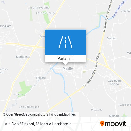 Mappa Via Don Minzoni