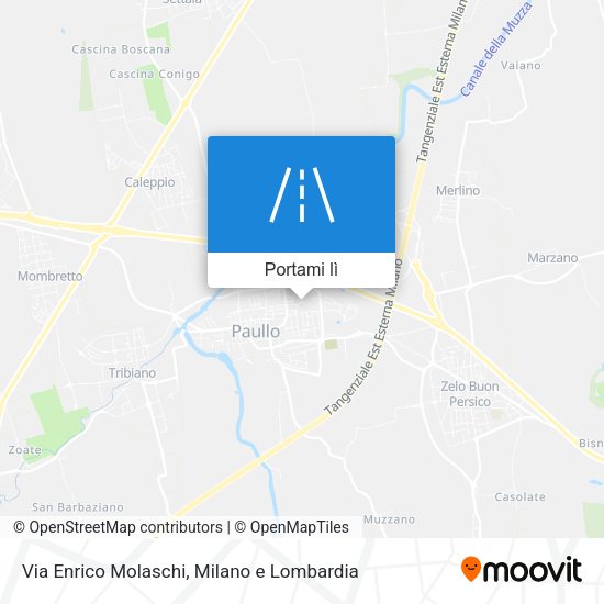 Mappa Via Enrico Molaschi