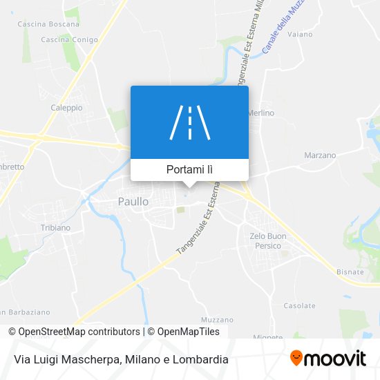 Mappa Via Luigi Mascherpa