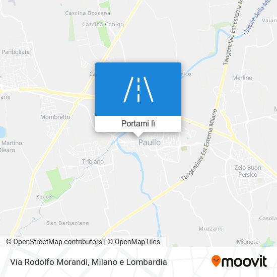 Mappa Via Rodolfo Morandi