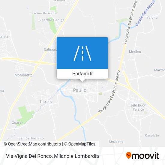 Mappa Via Vigna Del Ronco