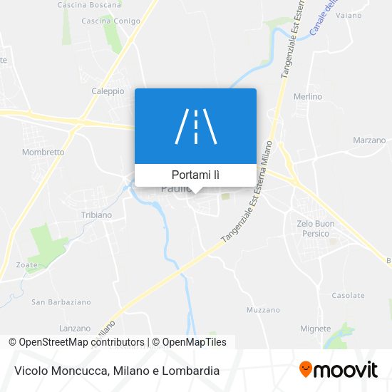 Mappa Vicolo Moncucca