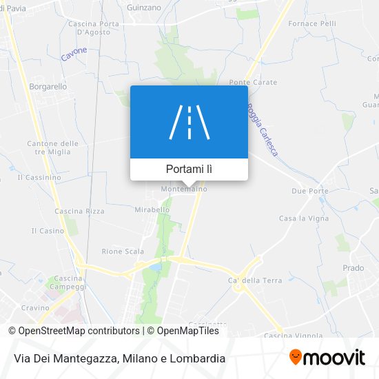 Mappa Via Dei Mantegazza