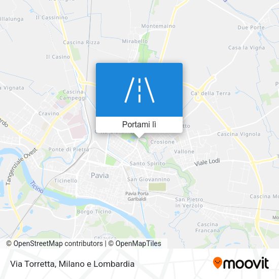 Mappa Via Torretta