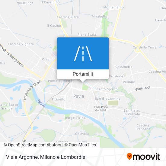 Mappa Viale Argonne