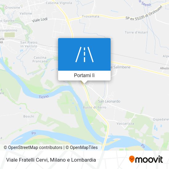 Mappa Viale Fratelli Cervi