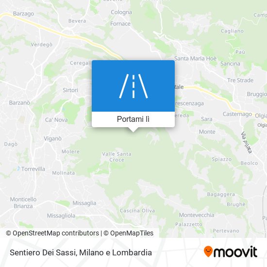 Mappa Sentiero Dei Sassi
