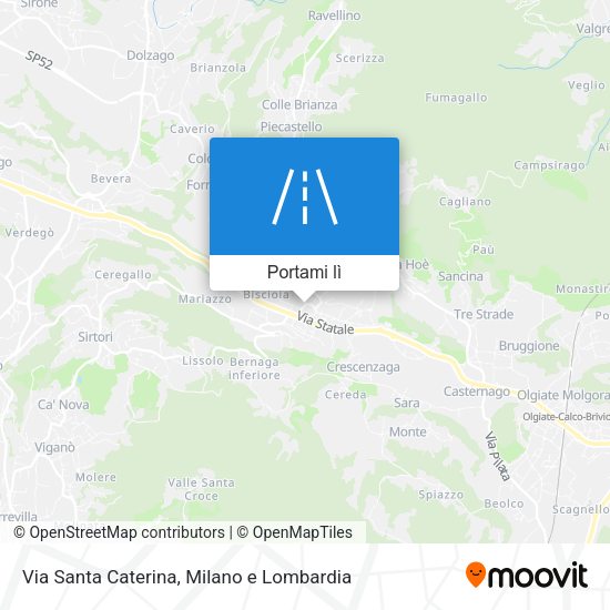 Mappa Via Santa Caterina