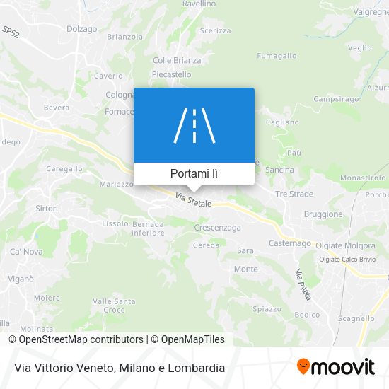 Mappa Via Vittorio Veneto