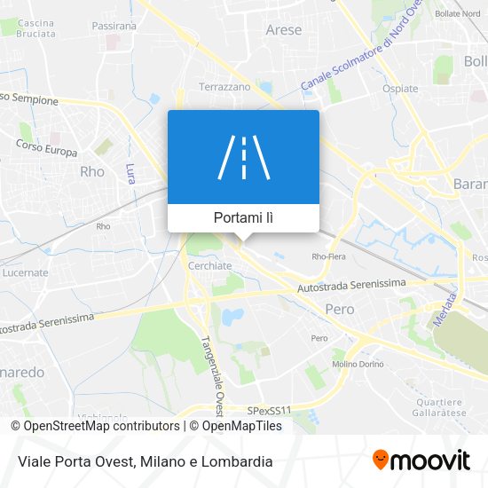 Mappa Viale Porta Ovest