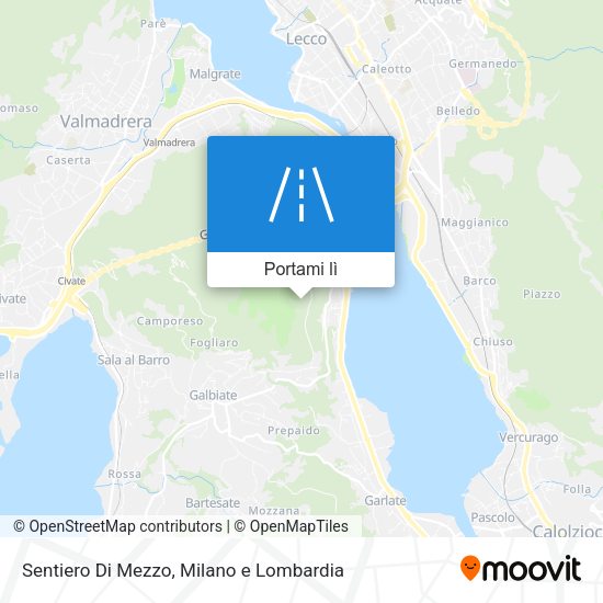 Mappa Sentiero Di Mezzo