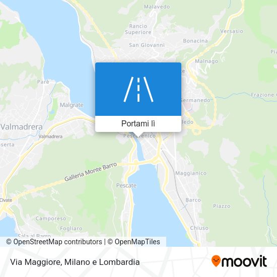 Mappa Via Maggiore