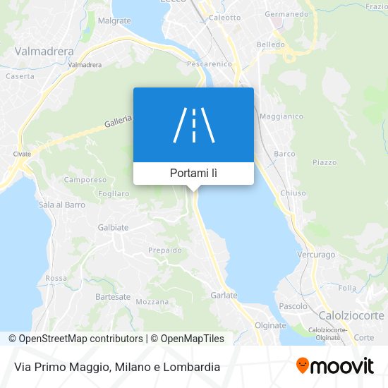 Mappa Via Primo Maggio