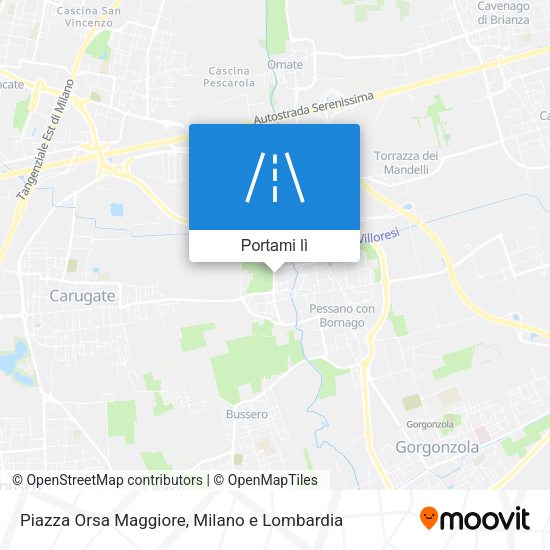 Mappa Piazza Orsa Maggiore