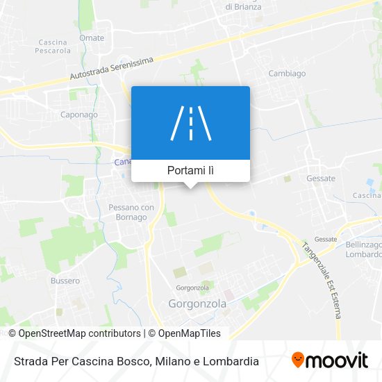 Mappa Strada Per Cascina Bosco