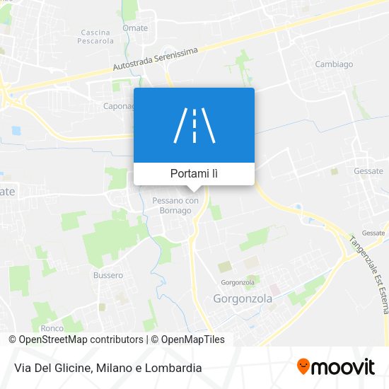 Mappa Via Del Glicine