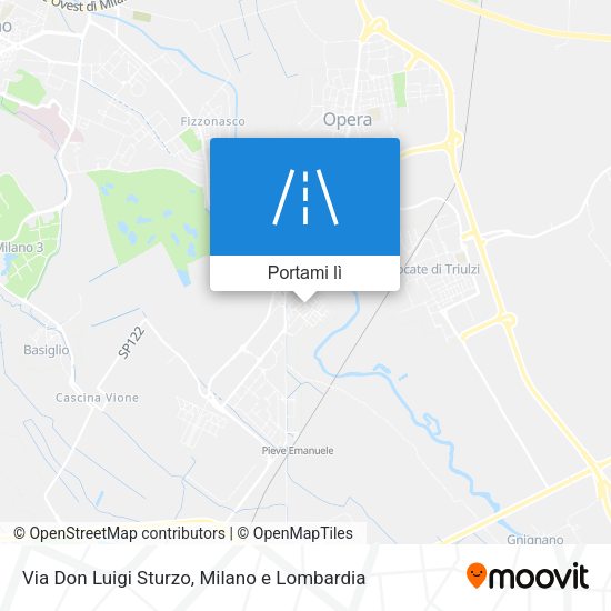 Mappa Via Don Luigi Sturzo
