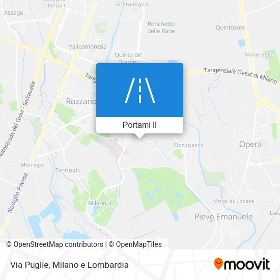 Mappa Via Puglie